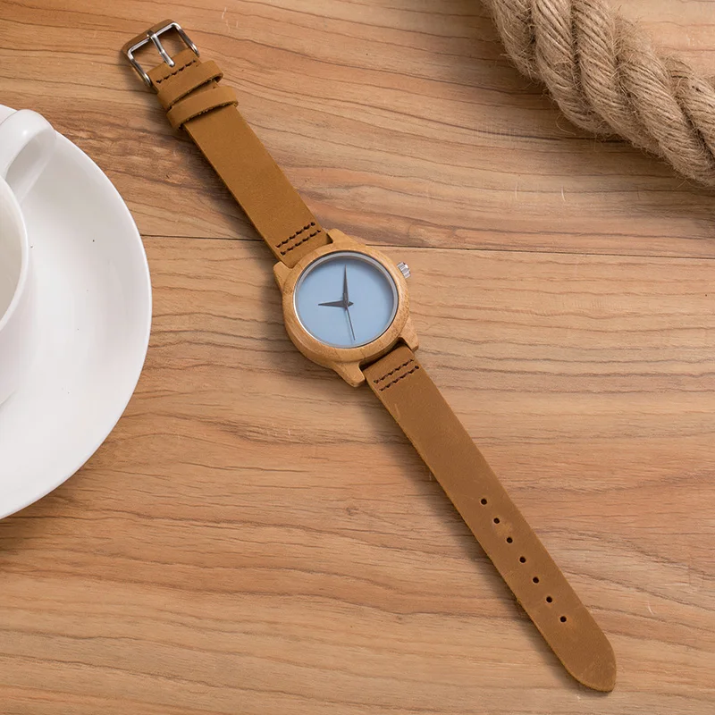 leather bamboo watch6