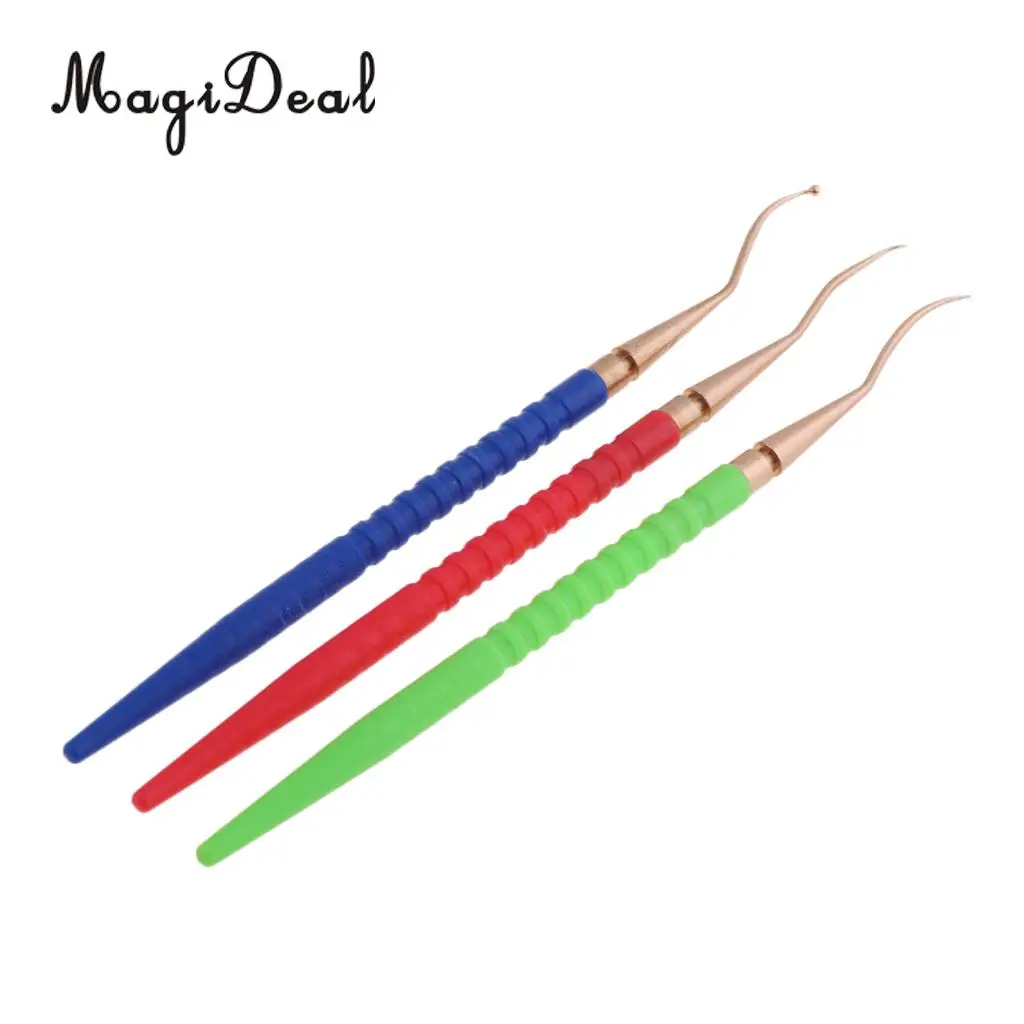3Pcs Regulator Scuba Diving Repair Tool, O-Ring Remover Handle Brass Pick Hooks