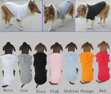 1 unids/lote perros grandes moda otoño invierno sweatershirts sudaderas con capucha perro grande caliente suave productos mascotas perros ropa ropa chaquetas