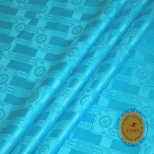 Африканская ткань нигерийская ткань Базен Riche похожая на Getzner качество морская парча хлопок Shadda для декоративного кружева FEITEX