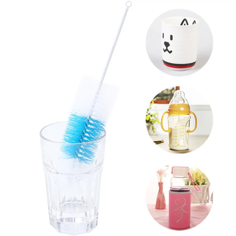 Long Handle Flexible Bottle Cleaning Brush Bottle Home Kitchen Long Handle Brush Bottle Cup Glass Washing Cleaning Cleaner (3)