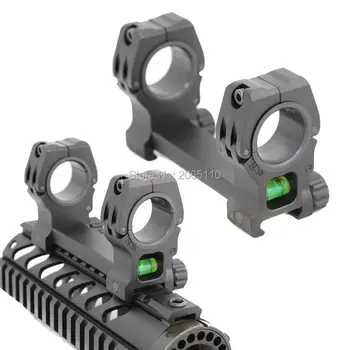 

High Profile 25.4mm 1"/30mm Dual/Double Rings QD Integrated Scope Mount Anti Cant Air Level 20mm Rail
