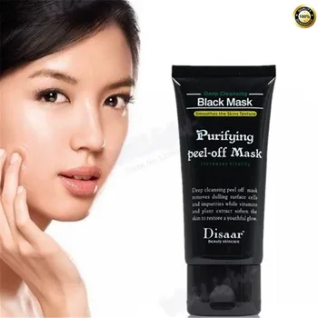 

Fast Shipping 1PCS DISAAR Black Mask Tearing Style Resist Oily Skin Strawberry Nose Acne Remover Blackhead Mud Masks 50ml