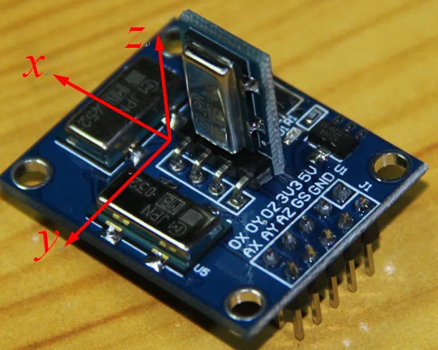 

Three axis acceleration MMA7361 + three axis gyroscope ENC-03MB sensor module smart car