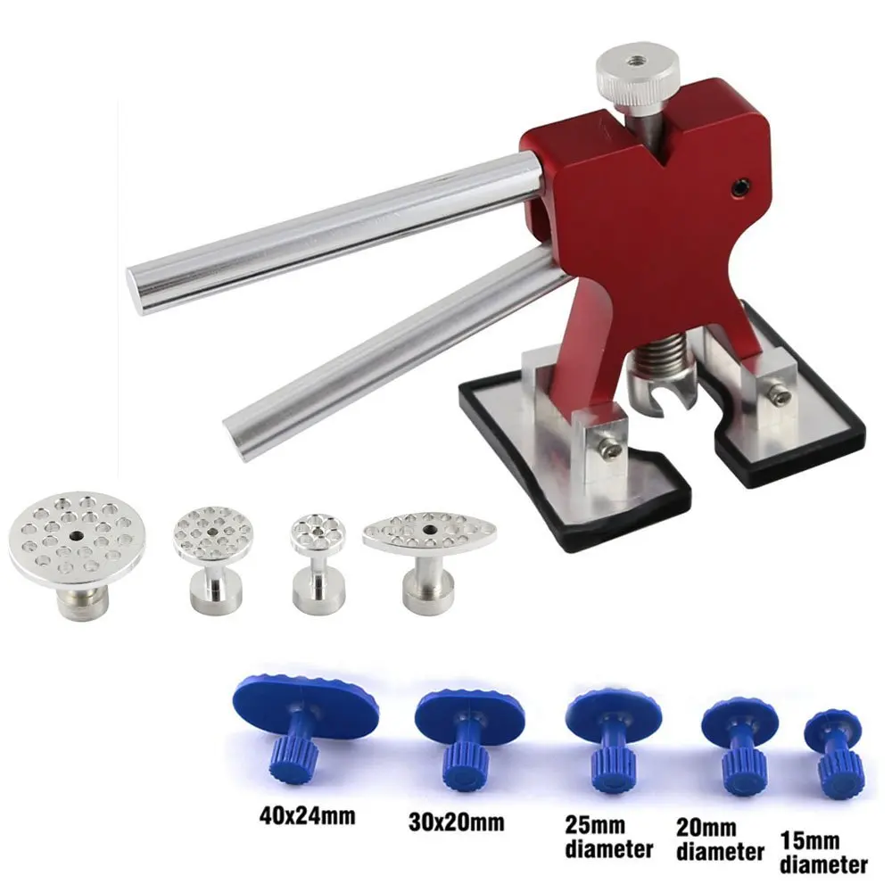 

Dent Lifter - Paintless Dent Repair - Glue Puller Hand Lifter PDR Tool with 9 Pcs Glue Puller Tab - Dent Repair Tool