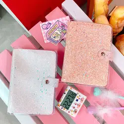 Yiwi Sequins серия записная книжка розовый синий спиральный планировщик А6 личный дневник блокноты и журналы милый подарок канцелярские