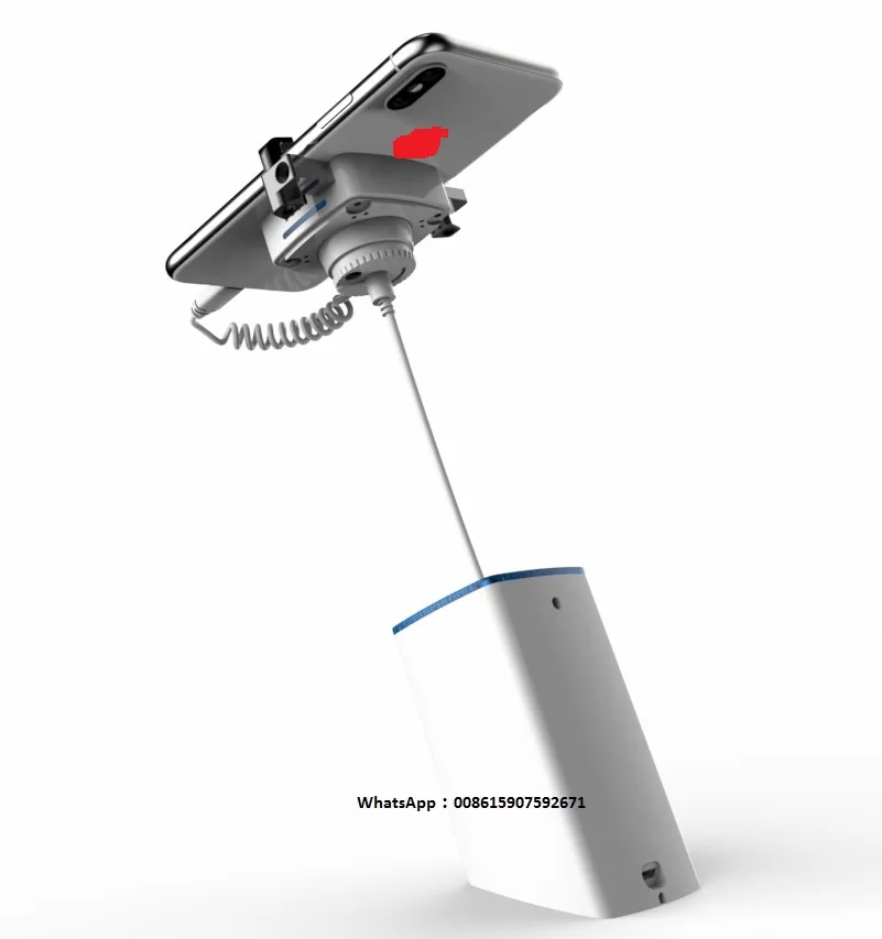 W001 Настольный мобильный телефон дисплей сигнализация держатель для телефона анти вор выдвижной стальной держатель кабеля с инструменты для вышивки