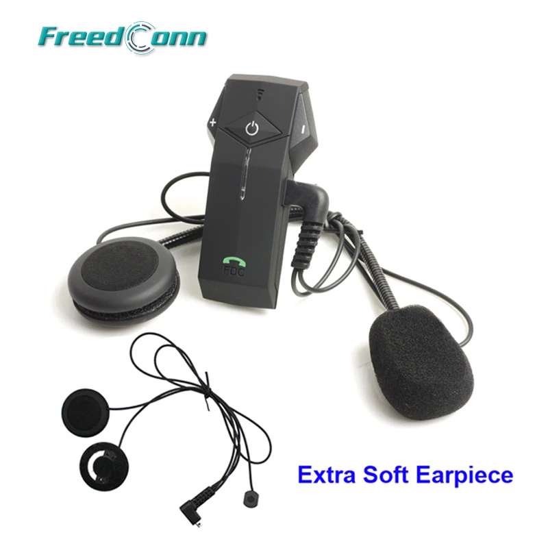 Бренд FreedConn 1000M мотоциклетный шлем Bluetooth домофон гарнитура NFC FM радио+ дополнительный мягкий наушник