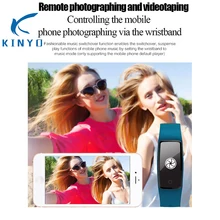 Дистанционная камера музыка видеосъемка девушка умный ремешок для умного браслета женщина трекер сна водонепроницаемый браслет для мониторинга сердечного ритма