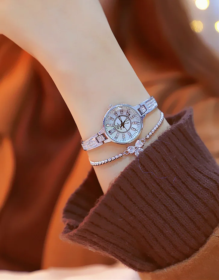 BS бренд Малый элегантные женские часы модные простые стиль для женщин часы Reloj Mujer девушка мода браслет часы женские часы