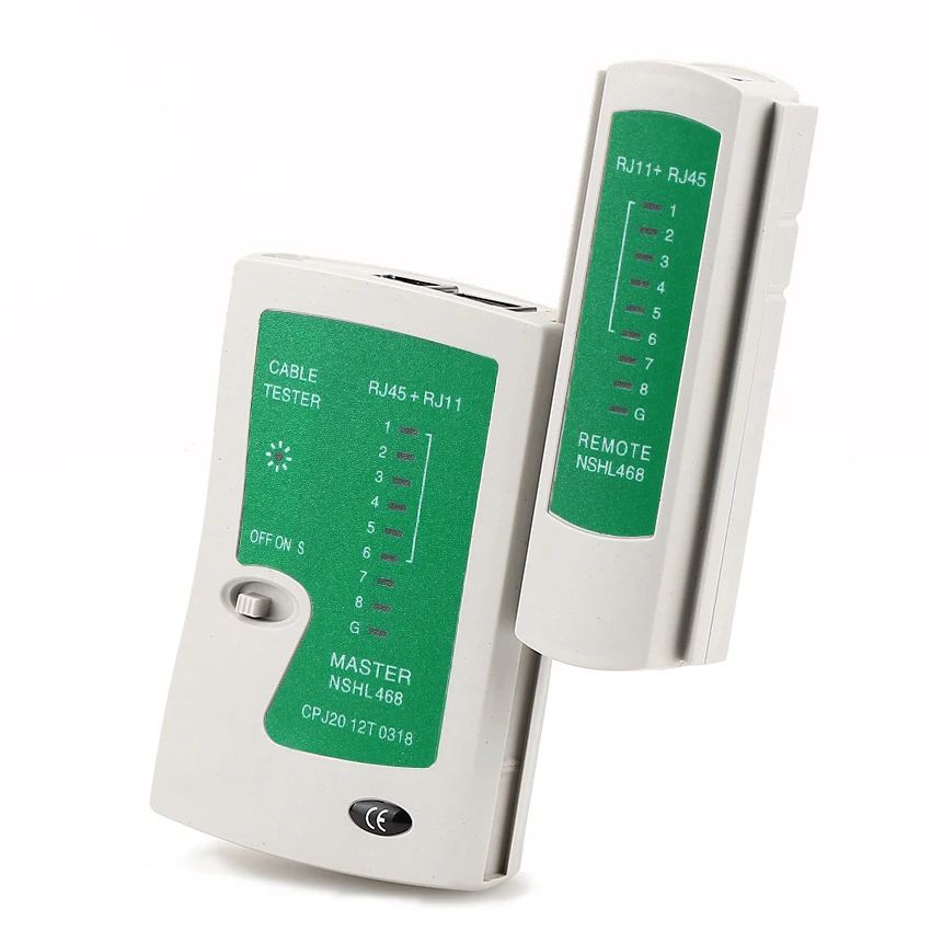 KELUSHI RJ45 RJ11 RJ12 CAT5 UTP Network LAN Cable Tester High Quality Networking Tool Retail NSHL468 Wholesale fast shipping