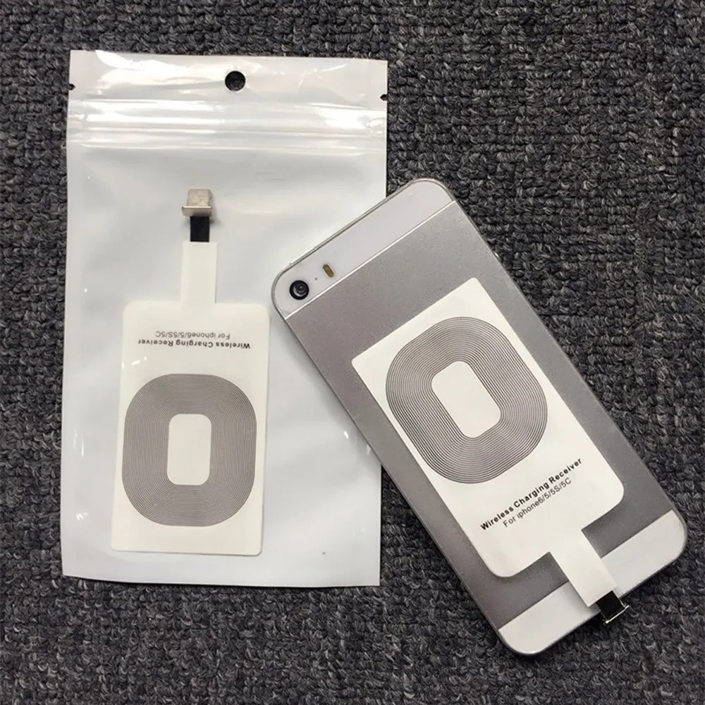 Универсальное беспроводное зарядное устройство Qi передатчик патч приемник адаптер Коврик для samsung iPhone 6 6s 5 5S Xiaomi Huawei Meizu nokia htc