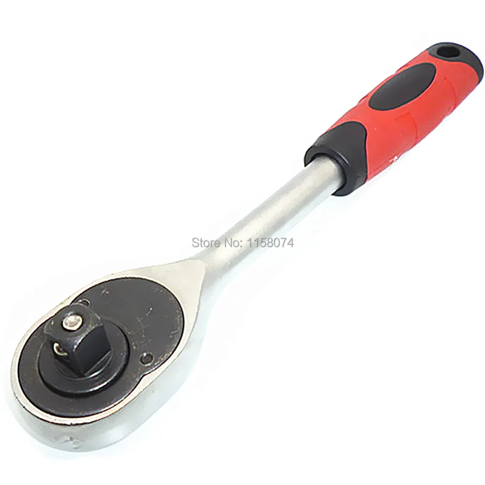 

1/2" Drive Shaft Ratchet Handle Socket Wrench Mechanism Shaft 24 Toothed Ratchet Handle Socket Wrench Car Repair Spanner Handle