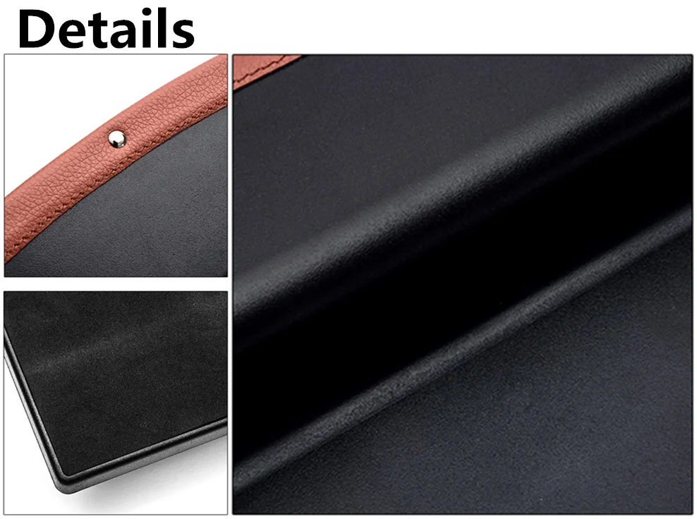 Car Seat Gap Filler Organizer Side Slit Storage Box Console Pocket Auto Seat Side Drop Caddy Catcher with 2 USB Ports Black