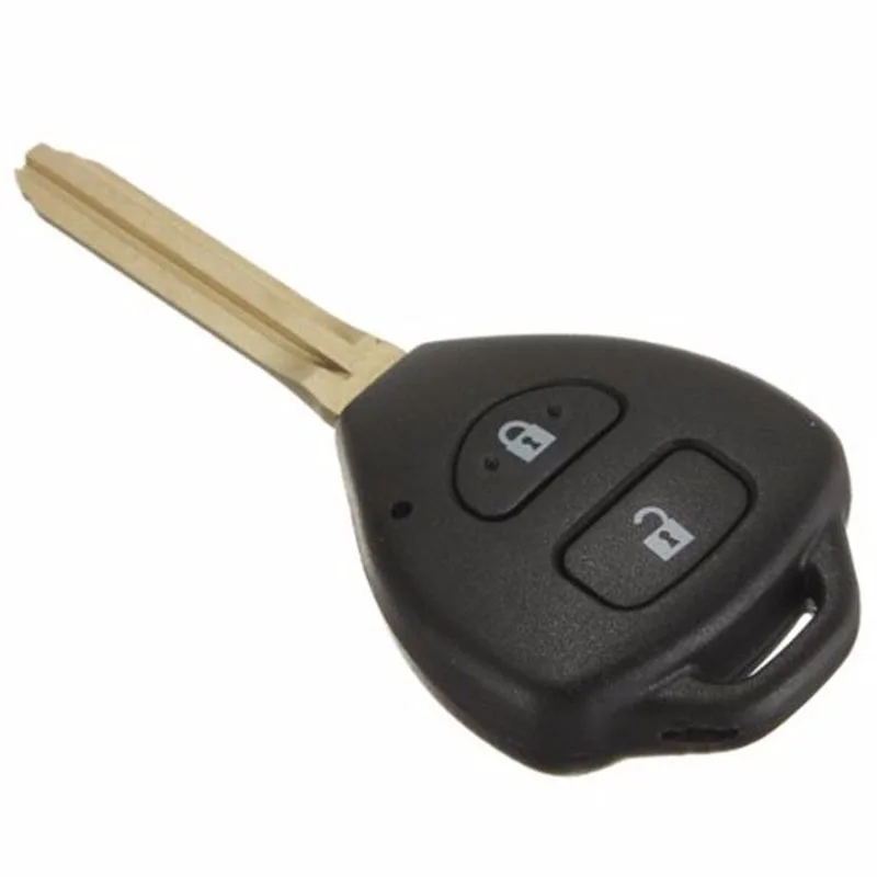 

1pcs Car Styling 2 Button Remote Key Fob Shell Case Replacement NO LOGO for TOYOTA Corolla Rav4 Hilux Car Key Case Shell