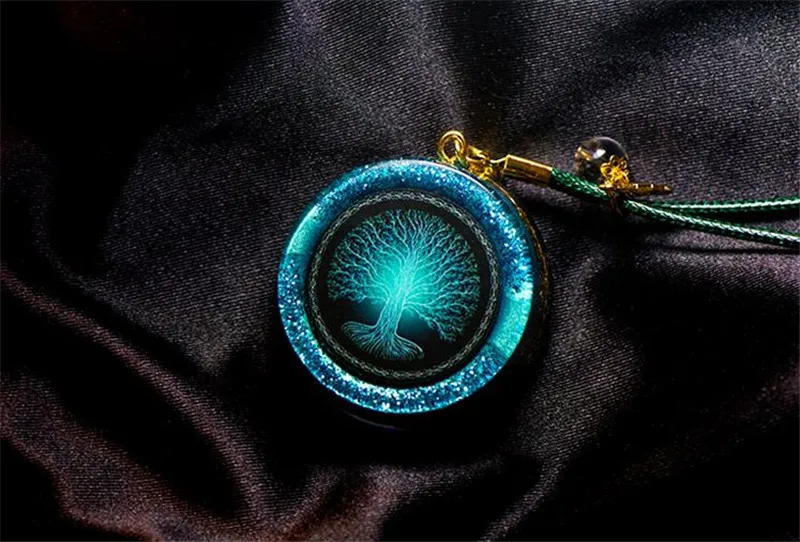 Orgon Crystal Pendant Spiritual Life Tree Organogo Pendant Amulet Necklace Negative Energy Emf Protection For Chakra Healing