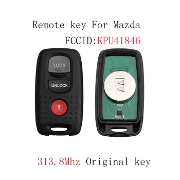 

313.8Mhz Remote Car key For Mazda 3 2004 2006 2006 For Mazda 6 2003 2004 2005 For Mazda 3 6 KPU41846 Original key