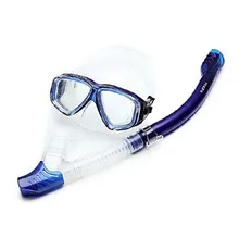 Water Sports Training Snorkeling Swimming Glasses Equipment Full-dry Silicone Scuba Diving Snorkel Mask Set Goggles