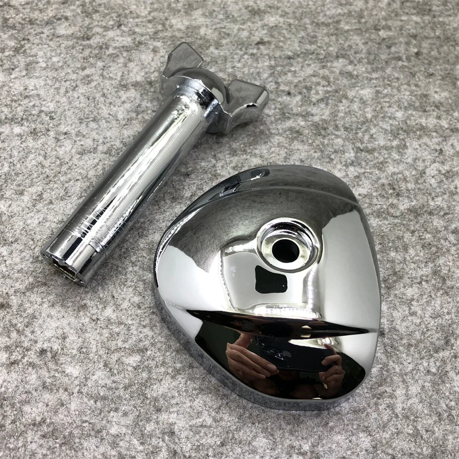 

2PC Motorcycle Refit Accessories Fuel Tank Switch Handle Chrome Carburetor Cover Cap For Honda Steed 400/600 VLX 400/600