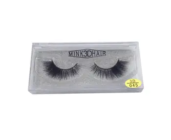 

Comfortable Eyelashes 3D Mink Invisible Band Crossing Mink Lashes Hand Made Full Strip Eye Lashes New Package cilios naturais