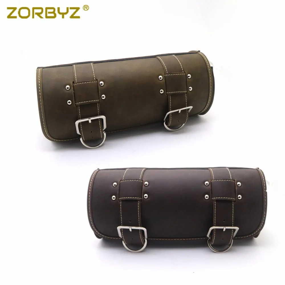 Седельная сумка ZORBYZ для мотоцикла универсальная из искусственной кожи