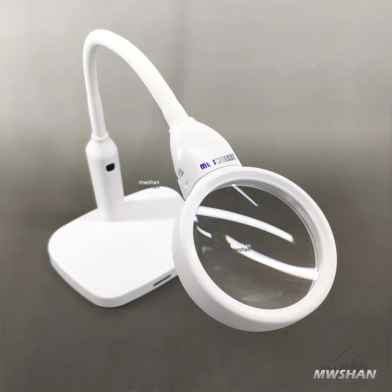 Светодиодная Лупа MWSHOBBY T7006 с клипсой для настольного ПК аксессуары моделей