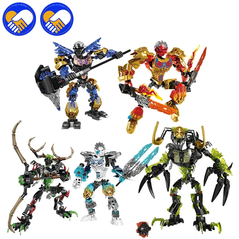 

BionicleMask of Light Skull Tahu,Onua,Hunter,Melum,Slicer Bionicle Umarak the Destroyer Kopaka Uniter of Ice Building Block Toy