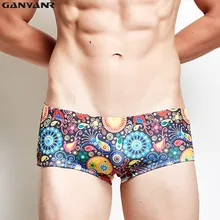 GANYANR бренд мужской Плавание ming Мужские Шорты для купания Плавание одежда Для мужчин Sunga шорты-боксеры Плавание костюм пикантные Плавание Мужские Шорты для купания гей плюс Размеры выпуклость мешок