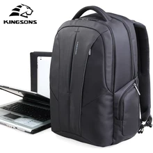 Kingsons большой емкости 15,6 дюймов рюкзак для ноутбука Многофункциональный рюкзак Противоударная подушка безопасности Противоугонная водонепроницаемая сумка для компьютера