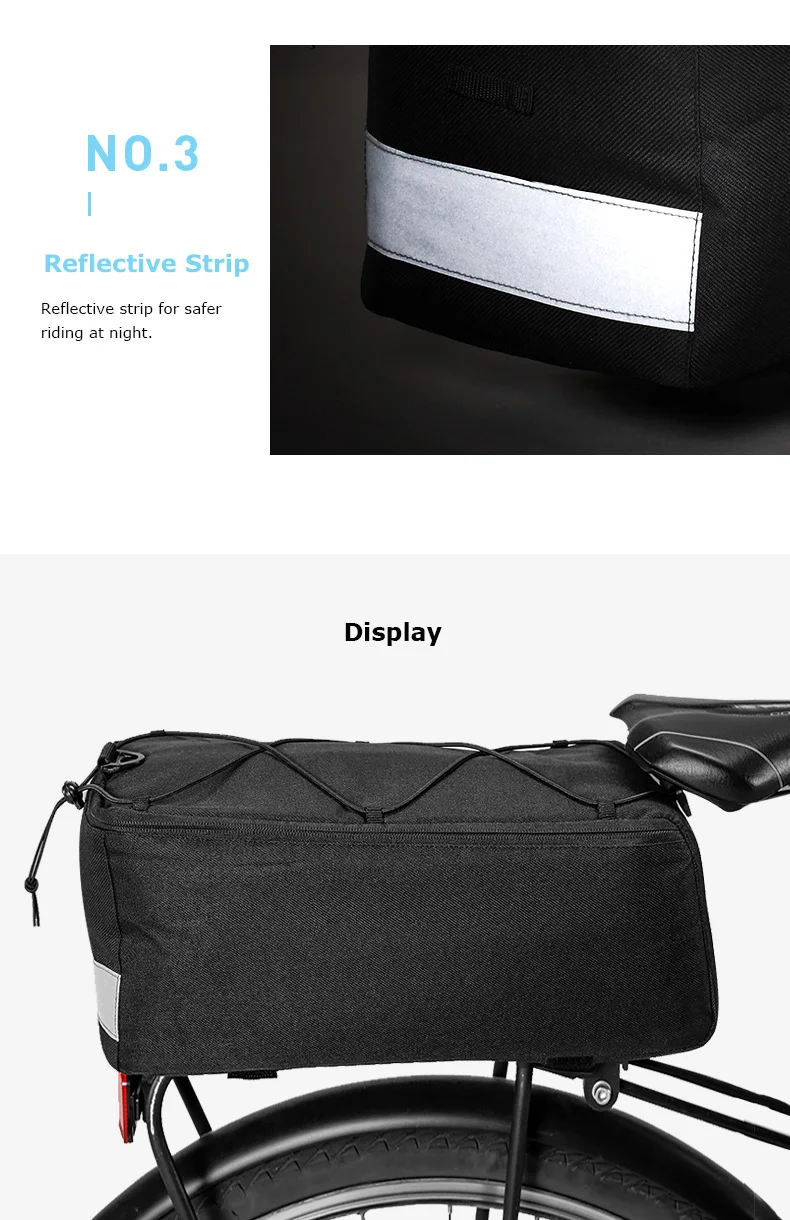 Roswheel Sahoo серия 142001, сумка для велосипеда с теплоизоляцией, сумка на багажник, сумка-холодильник, сумка для обеда, сумка-Паньер с плечевым ремнем, 8л