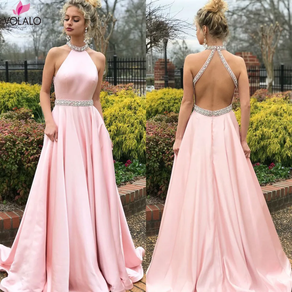 

2019 Spring Summer Women Fish Tail Long Dresses Lady Halter Backless Dresses Sleeveless Evening Party Dress Vestidos De Fiesta