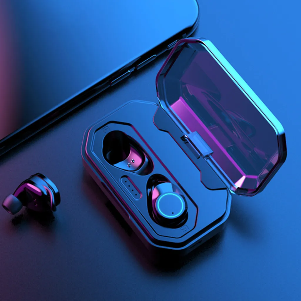 

NEW Super Sound T8 Wireless Bluetooth Headset Binaural 5.0 In-ear Small Mini 3D Stereo Invisible Sports IPX6 Waterproof Earphone
