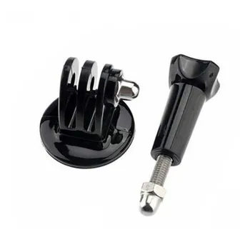 

Black Tripod Mount Adapter and Tripod Screw Nut for GoPro Hero 5 4 3 Session Xiaomi Yi 4K SJCAM SJ4000 SJ5000 H9 Mount