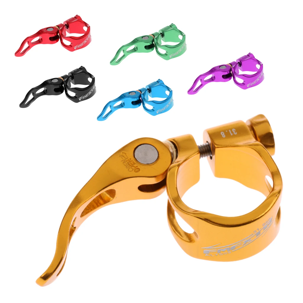 

Aluminium Alloy Mountain Road Bike Bicycle Seatpost Clamp 31.8mm Quick Release Seat Post Clamp Bicycle Parts Accessories