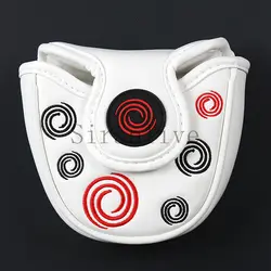 Free Shipping 1pc New golf ODY Works Putter Headcovers For Semicircle golf Mallet Putters blue Circle ody Headcovers Magnet Free Shipping 1pc New golf ODY Works Putter Headcovers For Semicircle golf Mallet Putters blue Circle ody Headcovers Magnet
