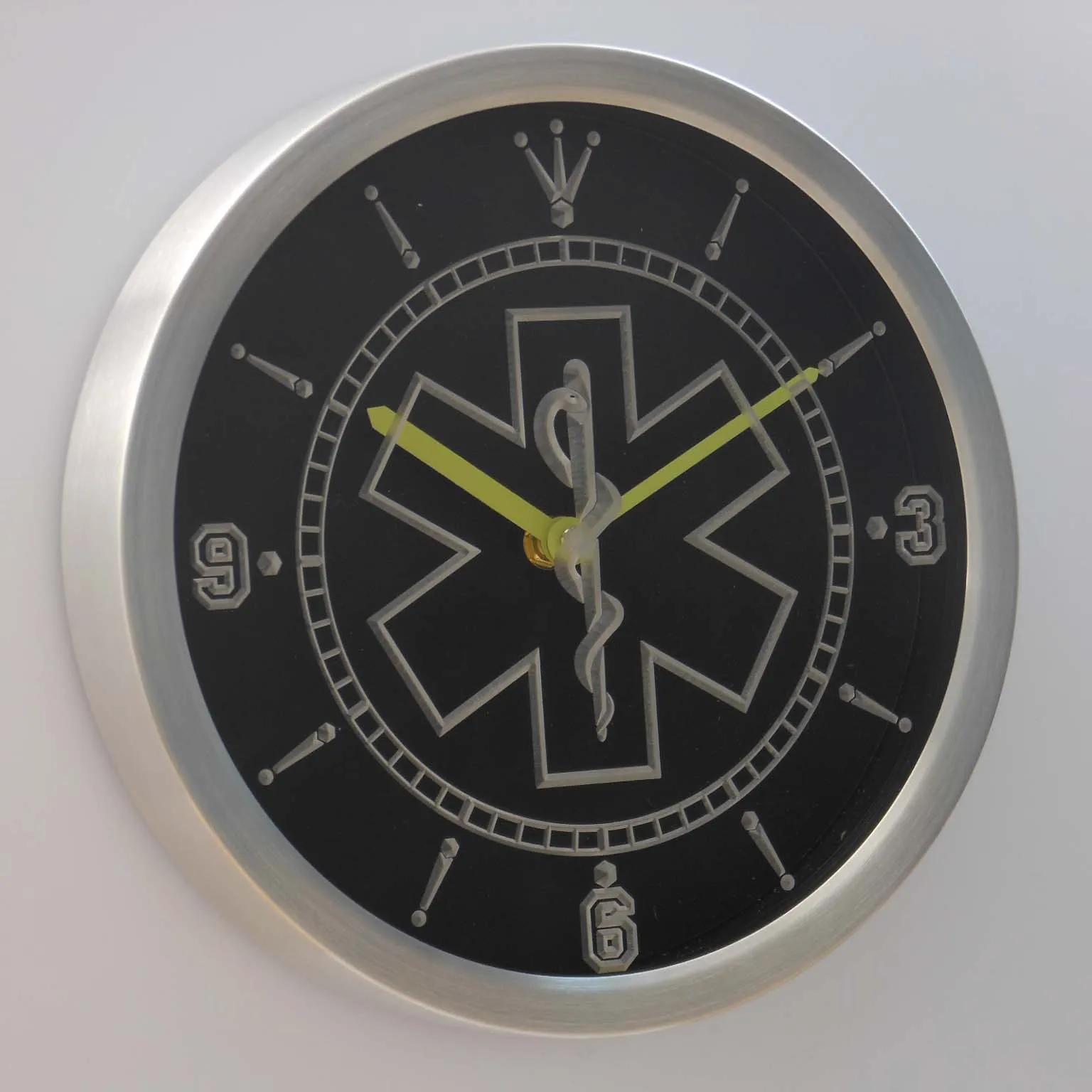 Nc0088 EMS медицинские неоновые световые знаки светодиодные настенные часы|wall clock|led