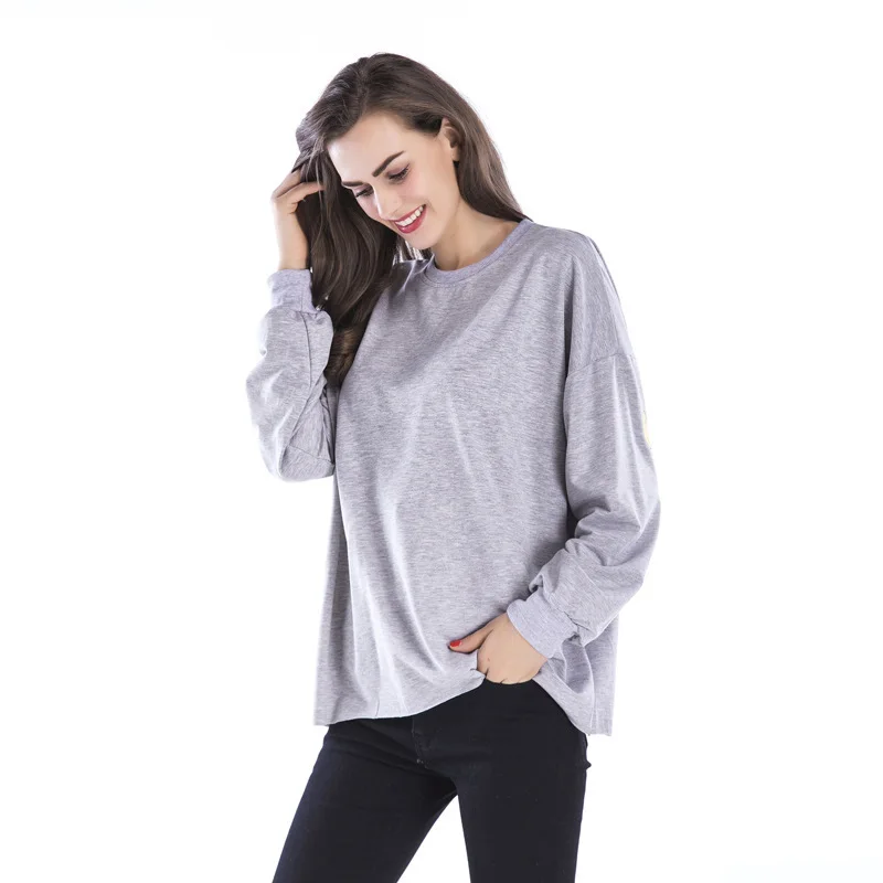 

Women Sweatshirt Tracksuit Girl Letter Pattern Print Round Neck Hoodies Long Sleeve Sweatshirt Female Streetwear Large Size Tops