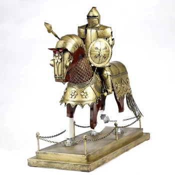 

Medieval Rome USA European style of the ancient Knight warrior decoration feng shui office opened the house