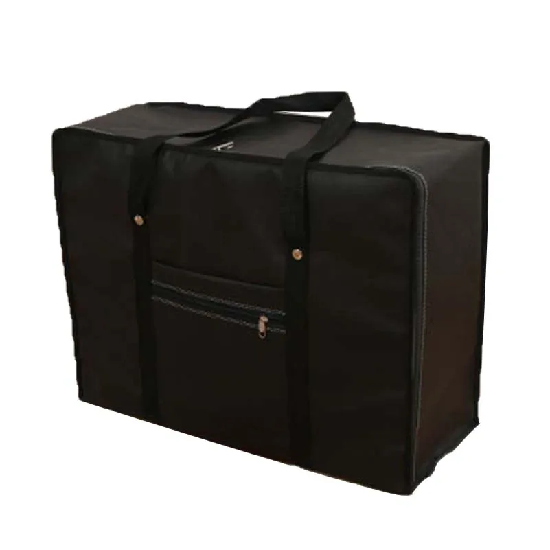 119л большая Вместительная дорожная сумка для багажа Большая водонепроницаемая утолщенная сумка для путешествий Нетканая сумка для багажа дорожная сумка - Цвет: L-black