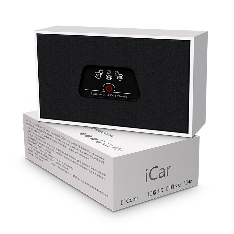 ELM327 Vgate iCar2 Wifi/Bluetooth OBD2 диагностический инструмент для IOS iPhone/Android/PC icar 2 Bluetooth wifi ELM 327 OBDII считыватель кодов