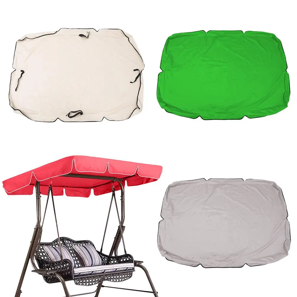 

Outdoor Swing Canopy Awning Replacement Waterproof Dustproof Porch Top Cover Seat Furniture Sunscreen Protect
