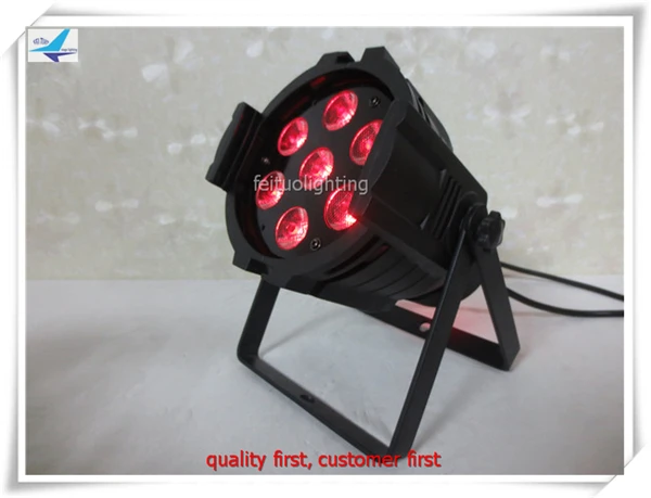

8xlot Lumiere disco party brightness 7x15W mini led par light RGBWA 5 in 1 DMX stage lighting led wash par 64 Dj wedding lights