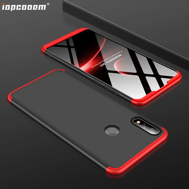 Чехол для ASUS Zenfone Max Pro M2 GKK 3 в 1 полная защита задней крышки телефона ZB631KL