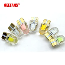 GEETANS 1 шт. Canbus T10 194 501 W5W SMD COB светодиодный автомобильный клиновидный фонарь парковочная лампа 12В 9*20 мм маленький размер