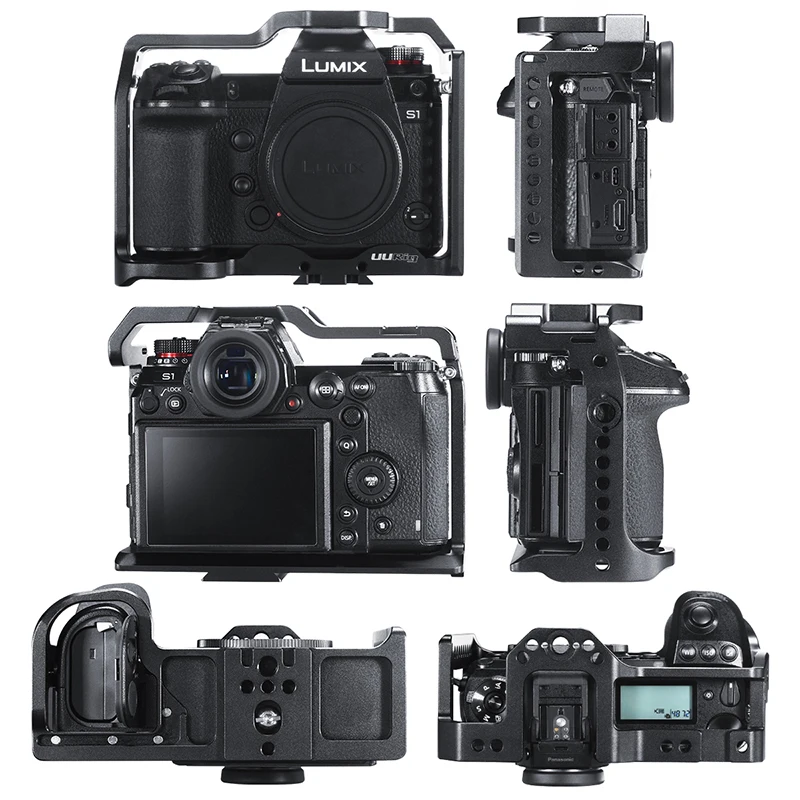 UURig клетка для камеры Panasonic S1/S1R Lumix S1R S1 защитный корпус видеосъемки крепление