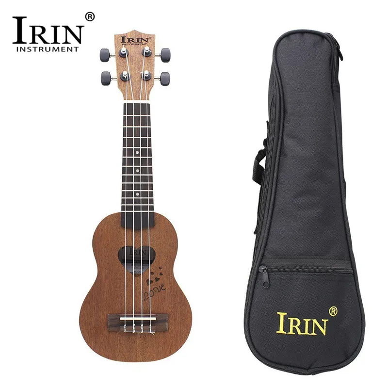 

IRIN 17" Mini Ukulele Spruce/Sapele Top Rosewood Fretboard Stringed Instrument 4 Strings with Gig Bag For Kids Beginners Gifts