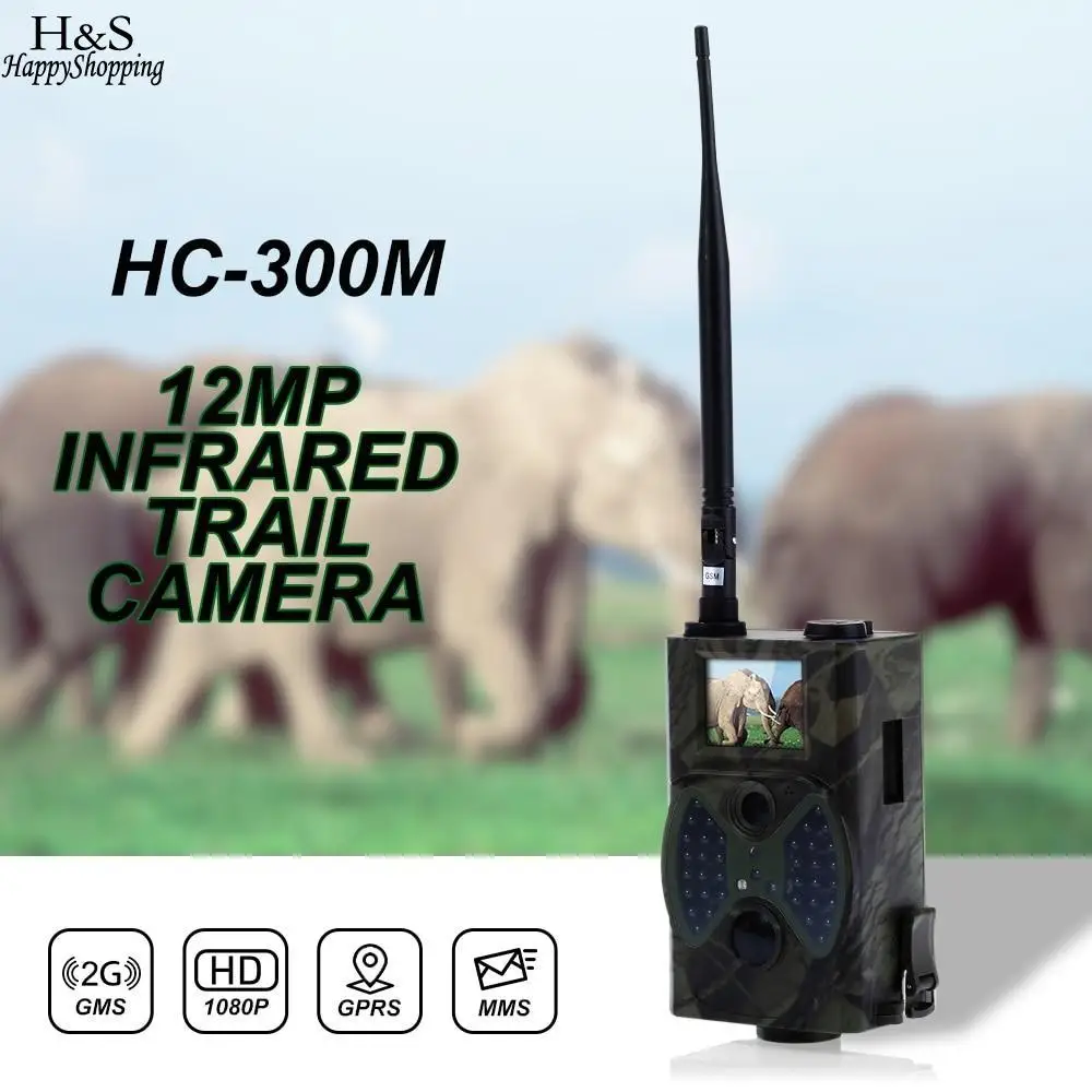 

Camera Game Mms Trap Remote 2G Hunting 12MP Camera MMS Infrared Night Gsm Vision GPRS HC300M Control Trail Hunting 940nm Camera