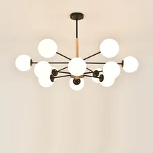 Потолочная люстра, современная стеклянная лампа, абажур, люстра, светильник, скандинавский стиль, столовая, кухня, подвесной светильник, блеск, Ретро стиль, современный