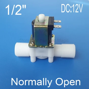 

Normally Open Type 1/2'' Solenoid Valve Electric Magnetic N/O Water Control Diverter DC12V DC24V Optional