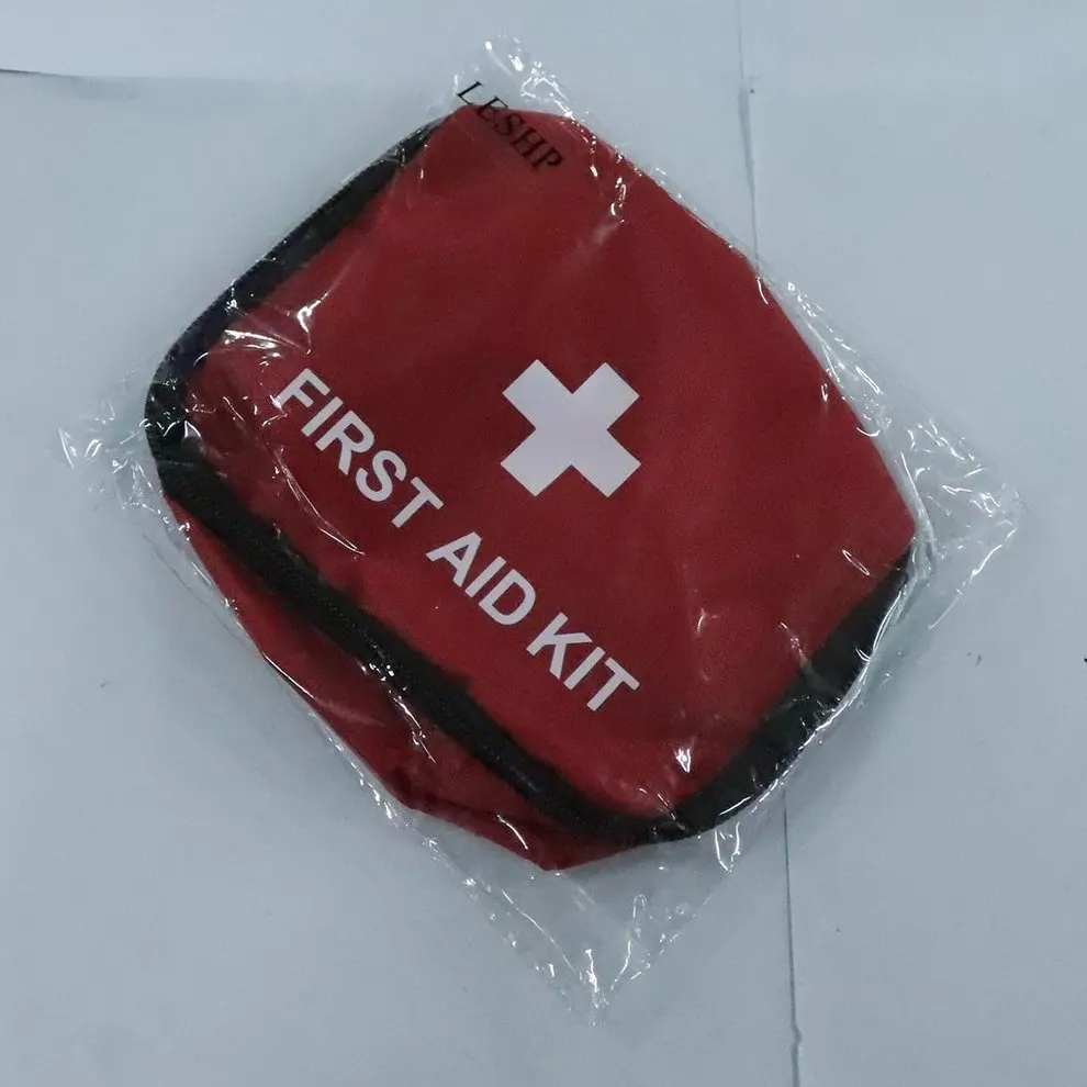 Аптечка 0.7L красный ПВХ на открытом воздухе Кемпинг аварийный выживания пустой мешок повязку лекарств водонепроницаемый мешок для хранения
